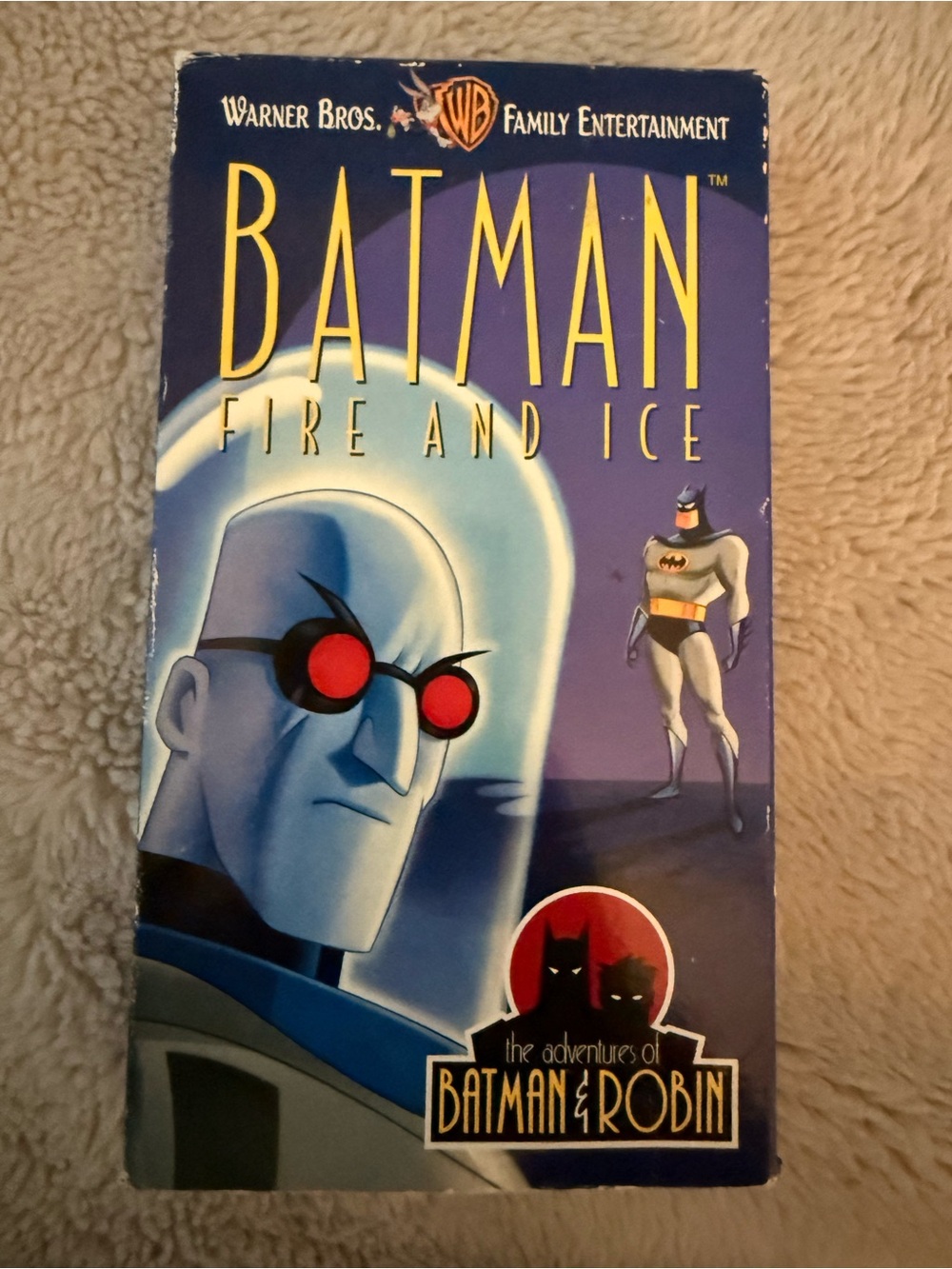 Warner Bros. Batman Fire and Ice Animated Cartoon VHS 1997